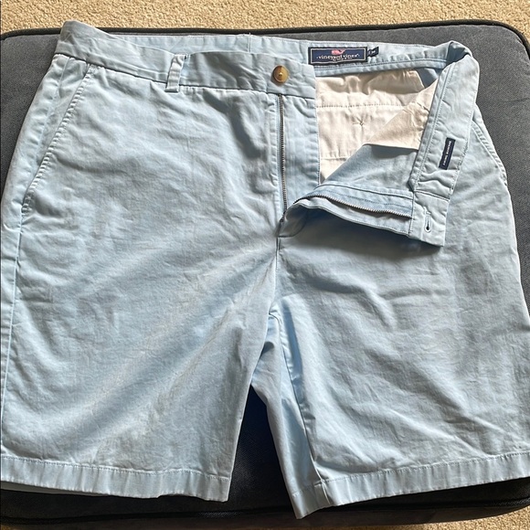 Vineyard Vines Light Blue Breaker Shorts - Picture 1 of 5